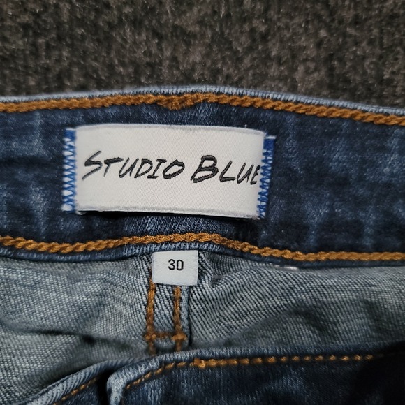 Studio Blue Women Skinny Jeans Size 30 Stretch Denim - Picture 8 of 12